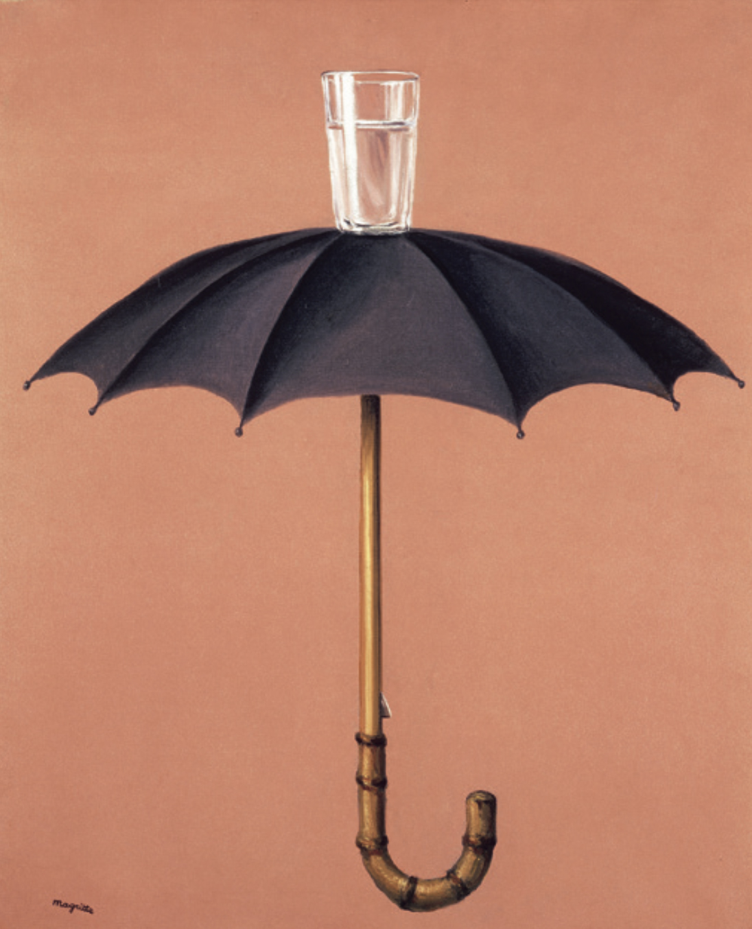René Magritte: Les vacances de Hegel (Hegel vakációja), 1958, olaj, vászon, 60 × 50 cm, Centre Pompidou, Párizs / fotó: © SCALA, Florence / HUNGART © 2022